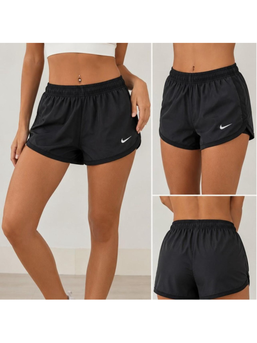 Nike black Tempo Running Shorts #running #athleticwear #activewear